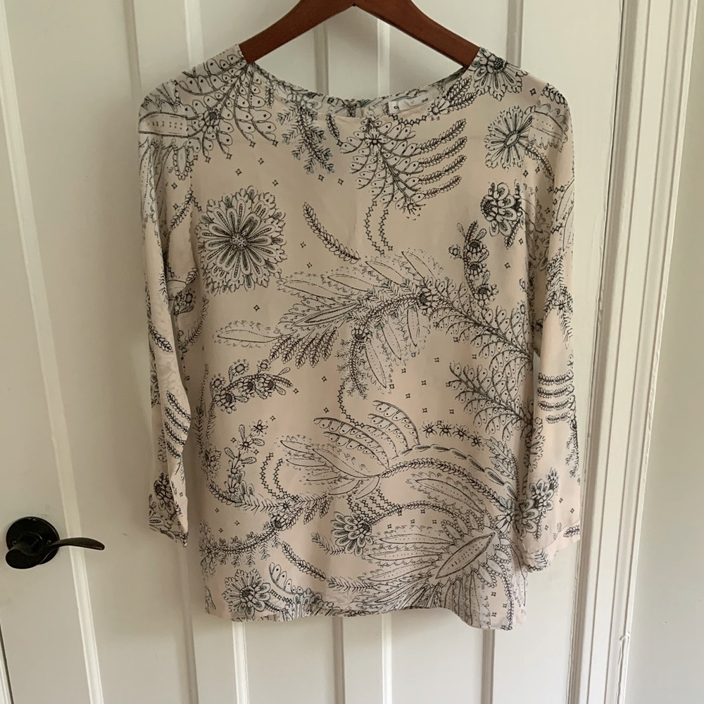 Club Monaco silk blouse